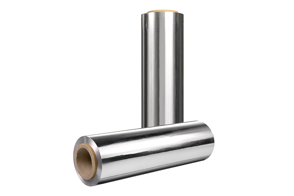 ALUMÍNIO ROLO P/ MADEIXAS PRATA LARGURA 29CM 150M