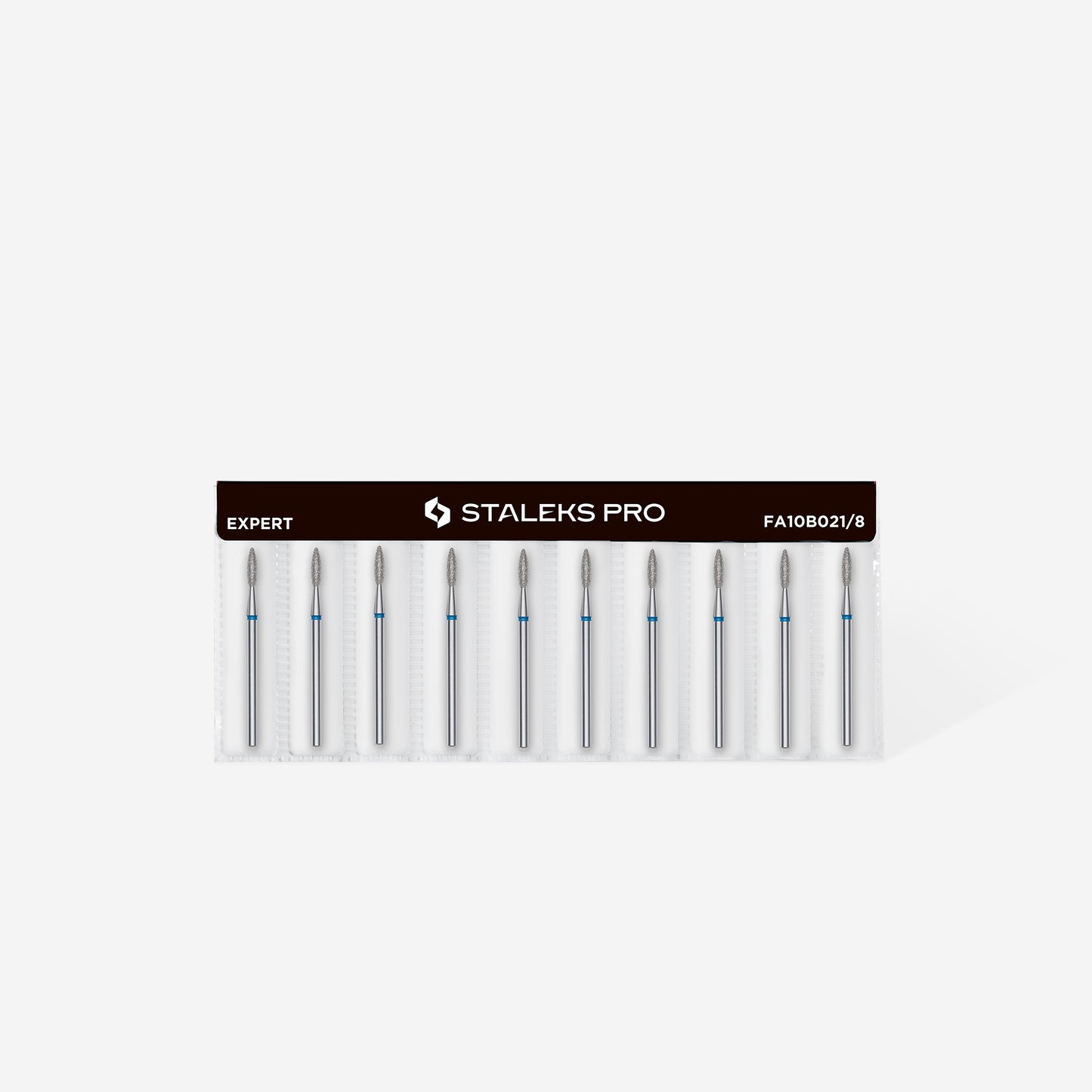 STALEKS BROCA DIAMANTE BIT FLAME BLUE EXPERT HEAD DIAMETRO 2,1 MM / WORKING PART 8 MM