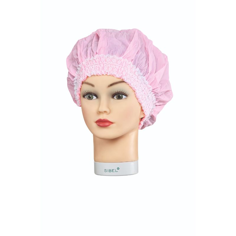 SIBEL TOUCA DE DUCHE FOLHO ELÁSTICO ROSA