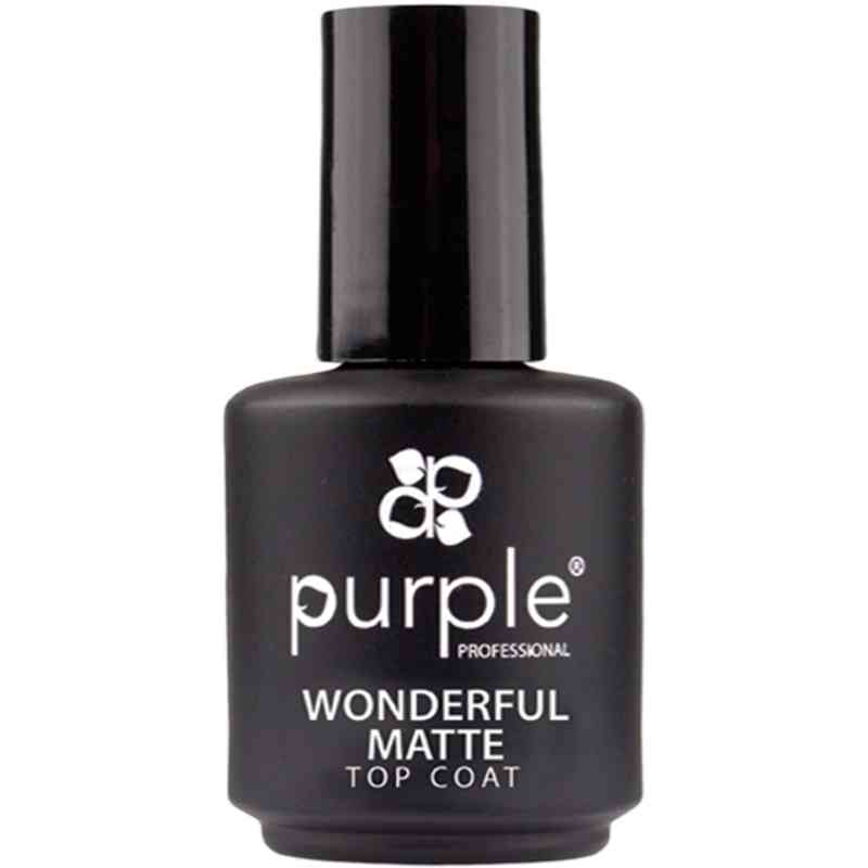 PURPLE  WONDERFUL MATTE TOP COAT 15ML