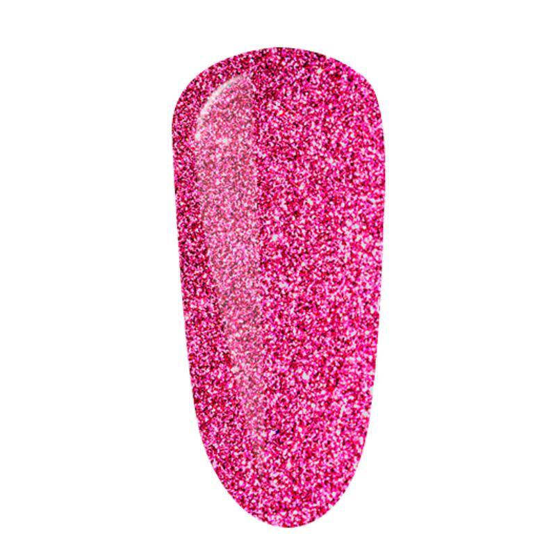 PURPLE VERNIZ GEL PRECIOUS PINK FUCHSIA  GLITTER 10ML