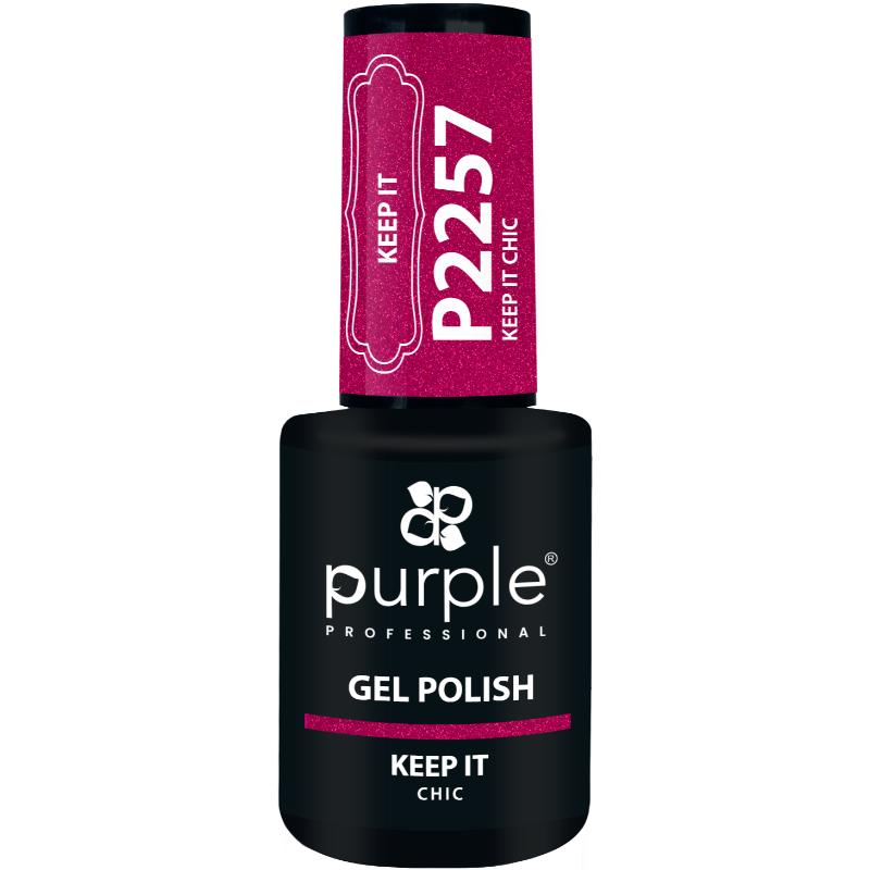 PURPLE VERNIZ GEL KEEP IT CHIC 10ML