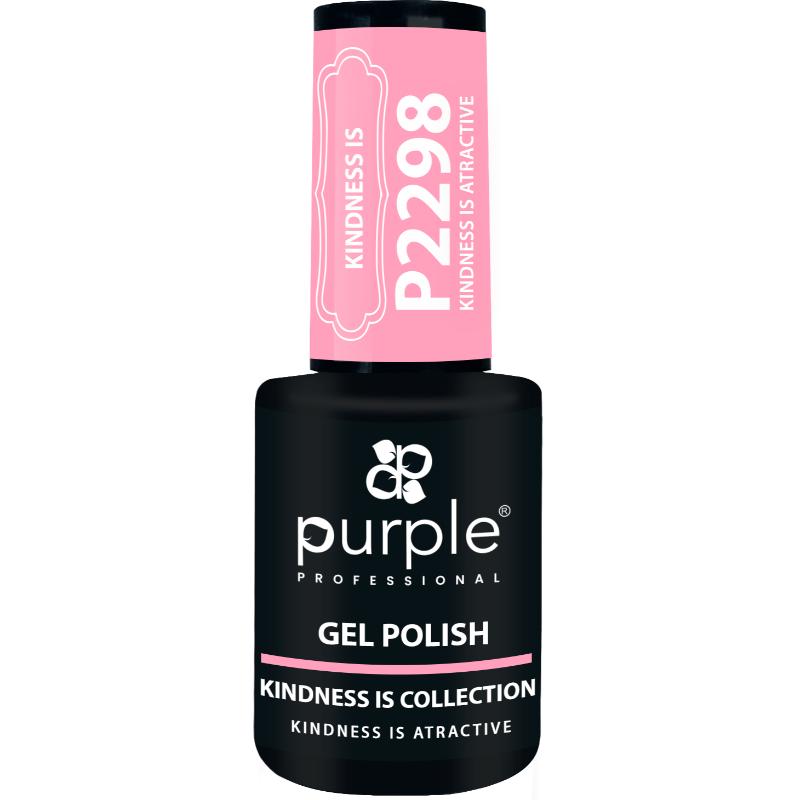 PURPLE VERNIZ GEL KINDNESS IS ATTRACTIVE 10ML