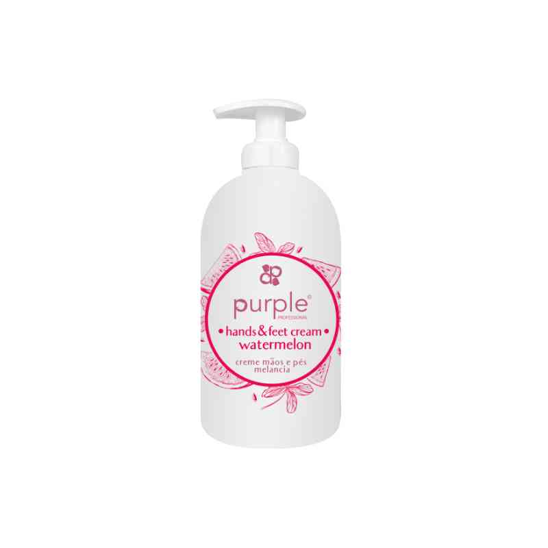 PURPLE HANDS & FEET CREAM WATERMELON - VEGAN 500ML