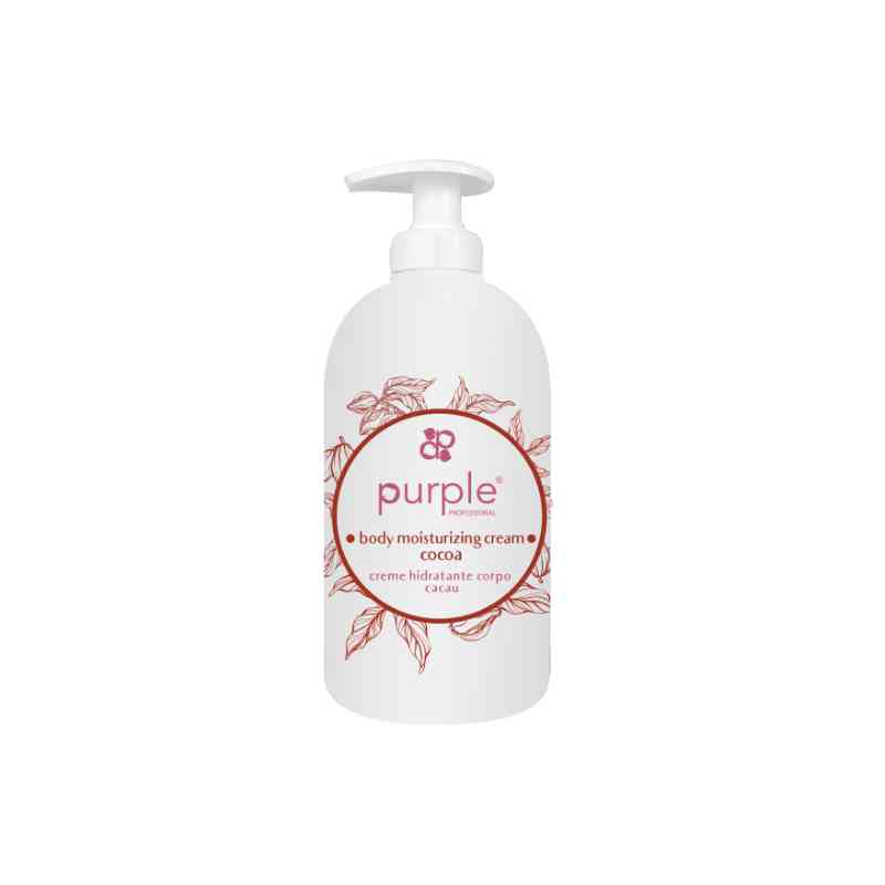 PURPLE BODY MOISTURIZING CREAM COCOA - VEGAN 500ML
