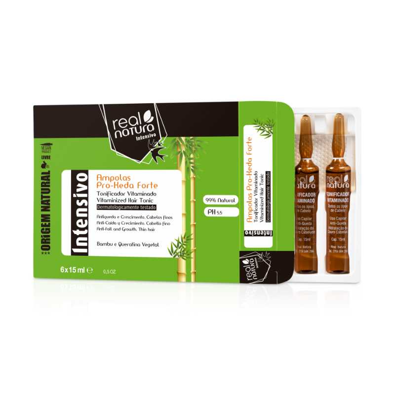 REAL NATURA TONIFICADOR VITAMINADO PRO-KEDA FORTE 6 X 15ML