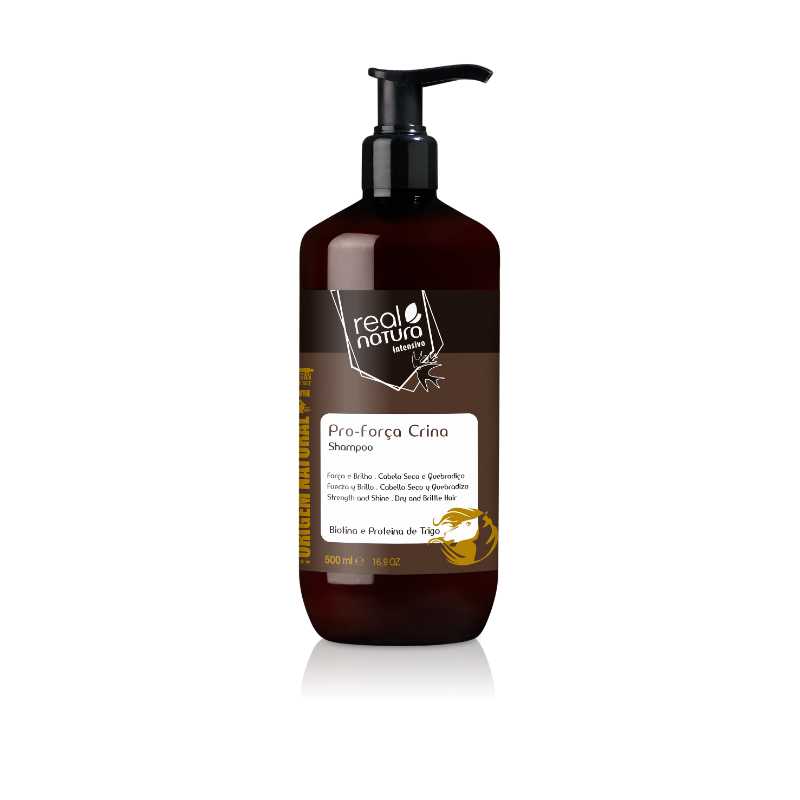 REAL NATURA CHAMPÚ SIN SAL CABELLO FUERTE 500ML