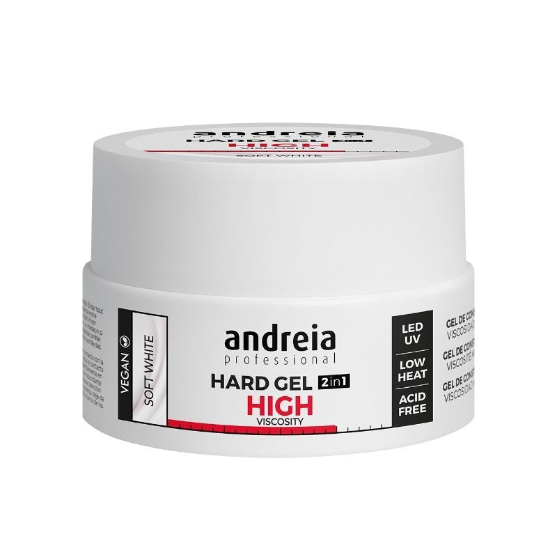 ANDREIA HARD GEL HIGH VISCOSITY SOFT WHITE 22GR