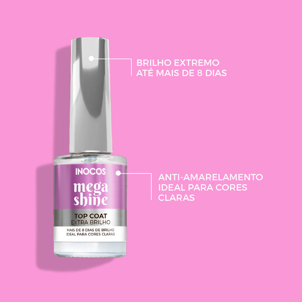 INOCOS CARE & FINISH MEGA SHINE TOP COAT EXTRA BRIL, 11ML