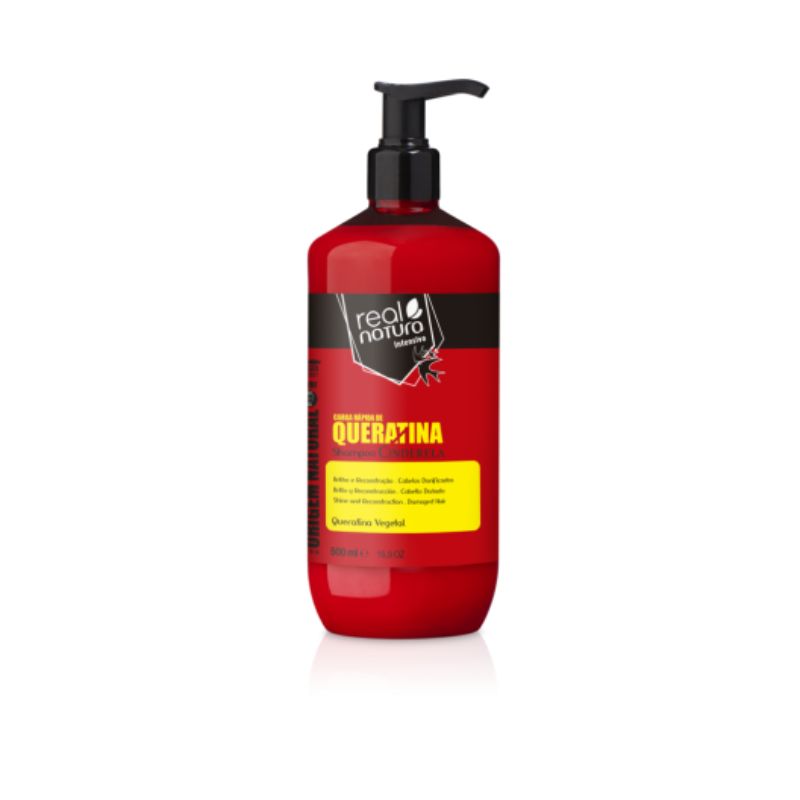 REAL NATURA SHAMPO CINDERELA CARGA RÁPIDA DE QUERATINA 500ML
