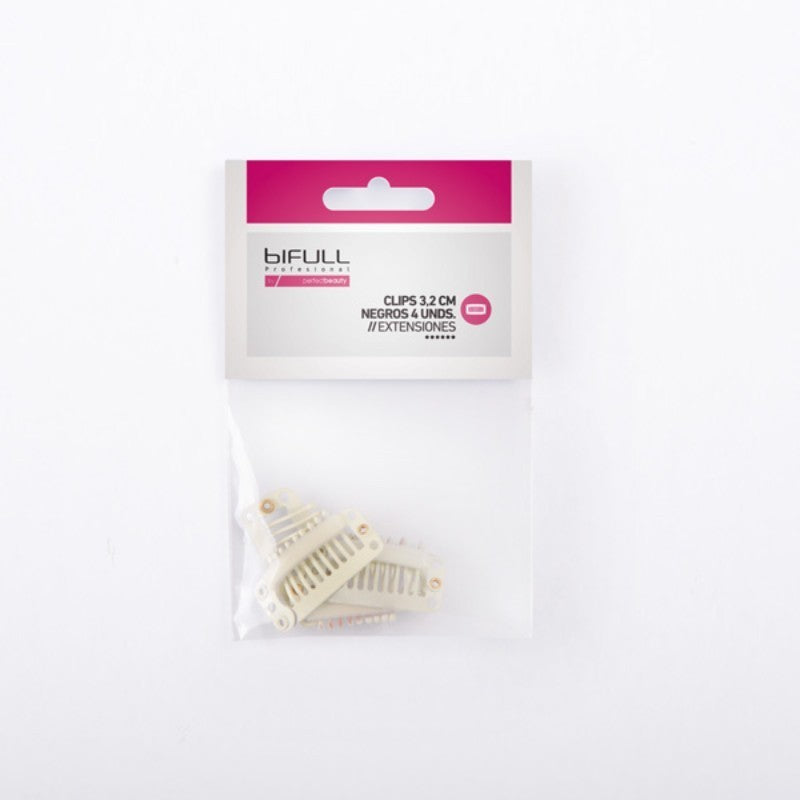 BIFULL CLIPS EXTENSÕES 3.2CM LOUROS 4UN.