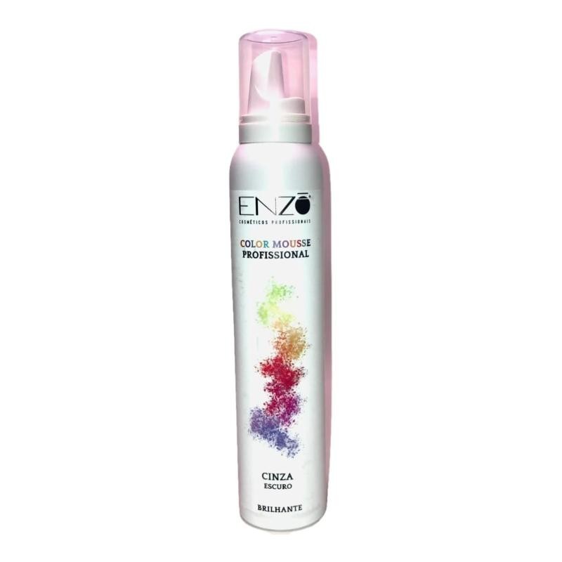 ENZO COLOR MOUSSE CINZA ESCURO 200ML