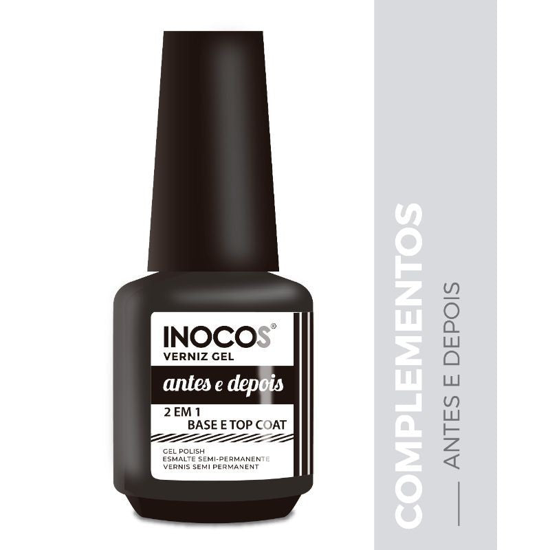 ANTES E DEPOIS - 2 EM 1 - BASE E TOP COAT 15ML