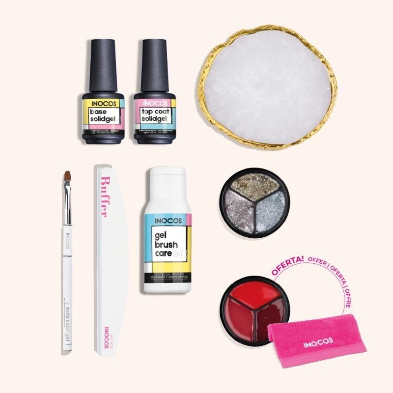 KIT DE GEL TRICOLOR SÓLIDO INOCOS