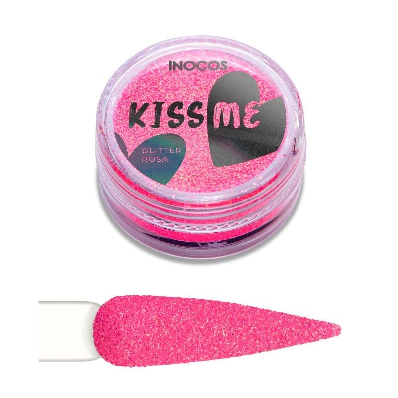 PÓ GLITTER ROSA NÉON KISS ME , 3G
