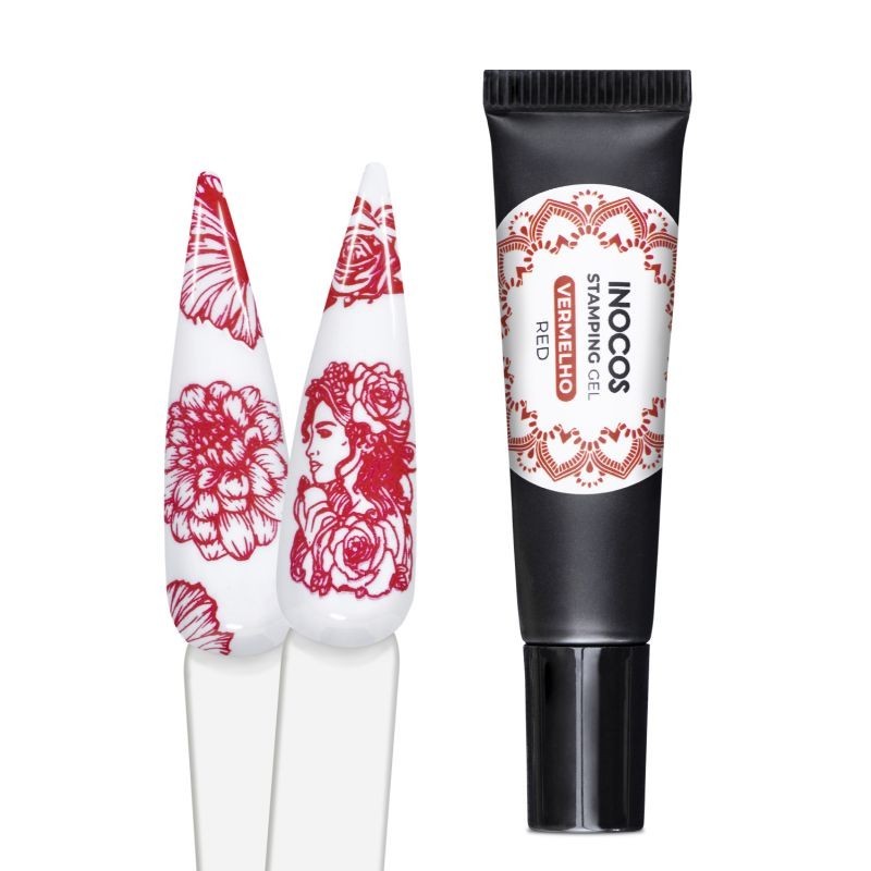 STAMPING GEL 7 VERMELHO 8ML