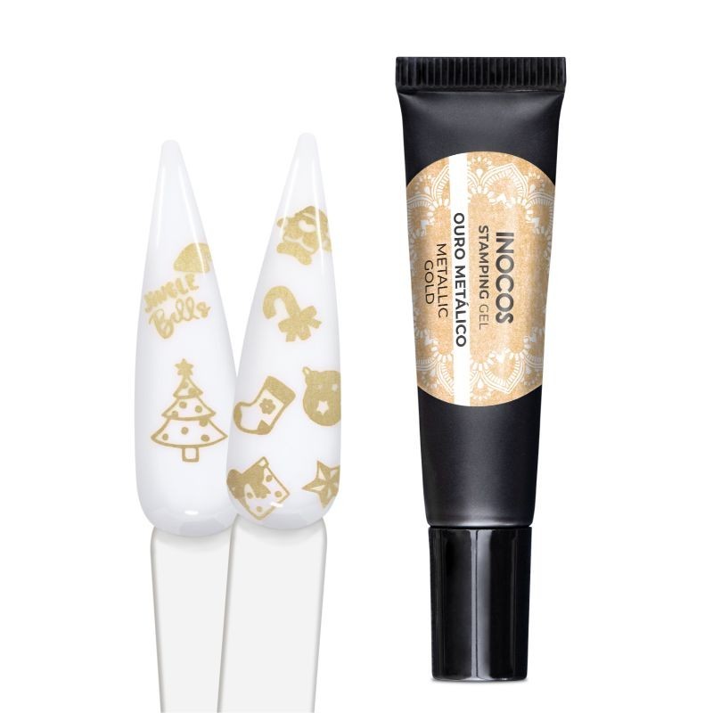 STAMPING GEL OURO METÁLICO 8ML