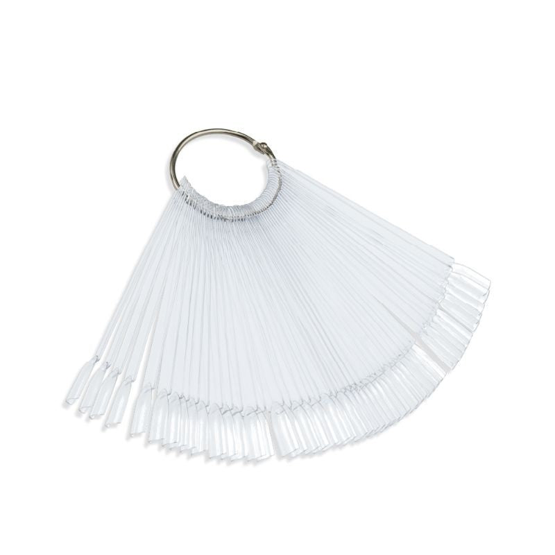 TIPS QUADRADO P/ MOSTRUÁRIO TRANSPARENTE 50PCS