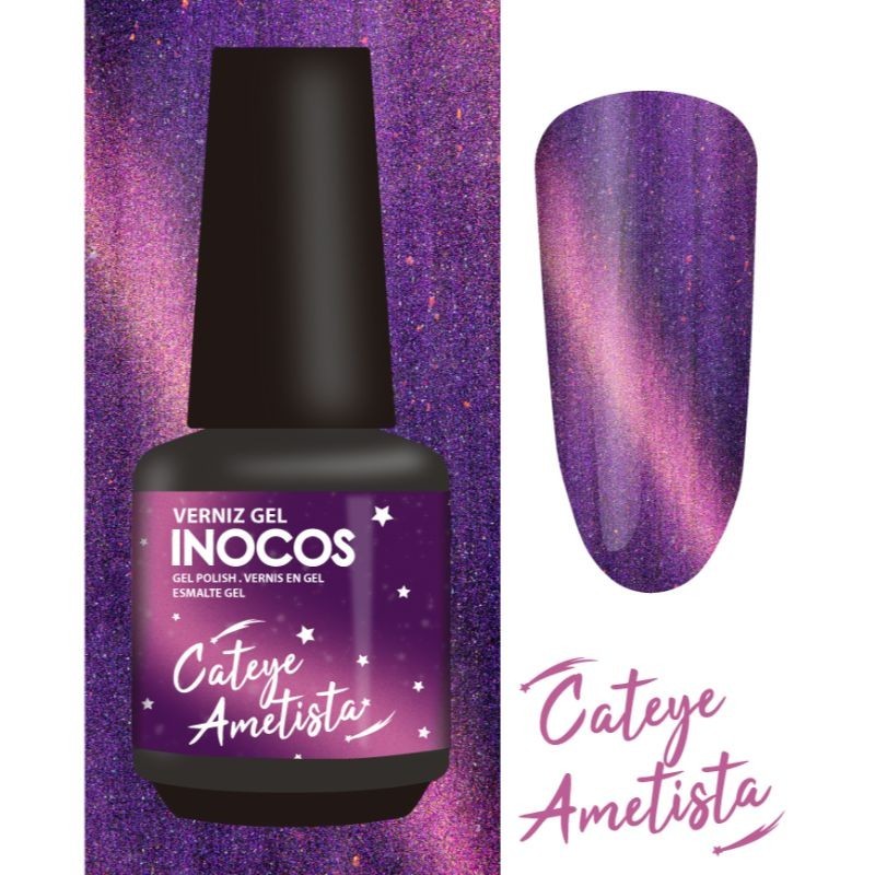 INOCOS VERNIZ GEL CATEYE AMETISTA,15ML