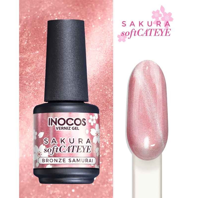 VERNIZ GEL SOFT CATEYE BRONZE SAMURAI 15ML