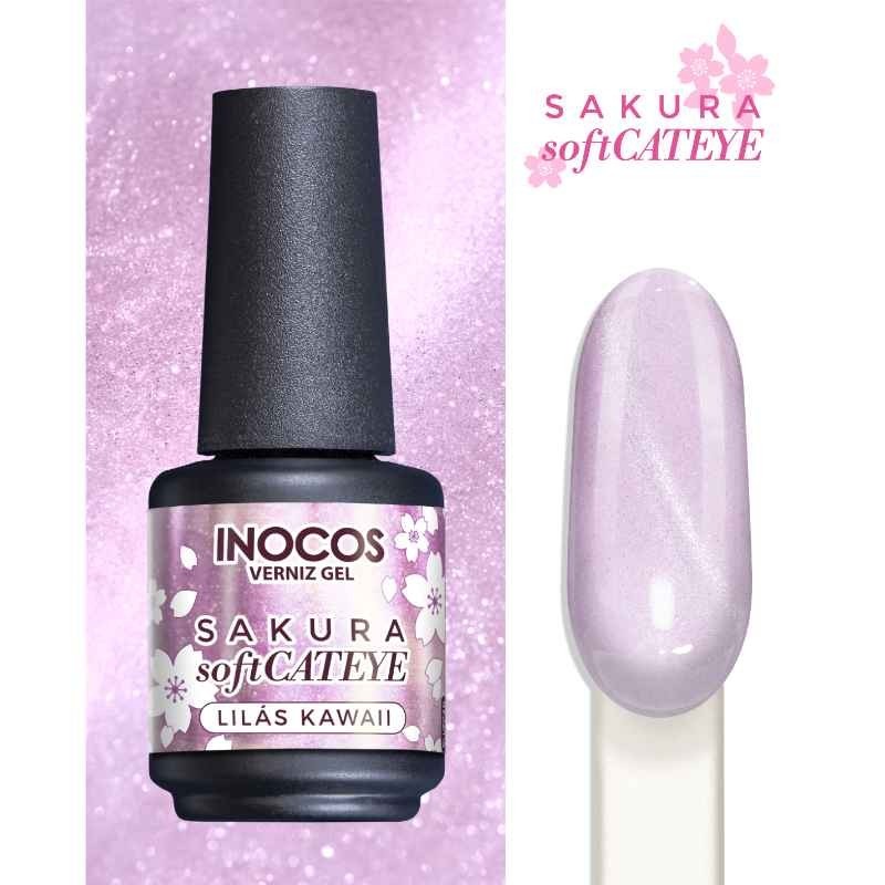 VERNIZ GEL SOFT CATEYE LILÁS KAWAI 15ML