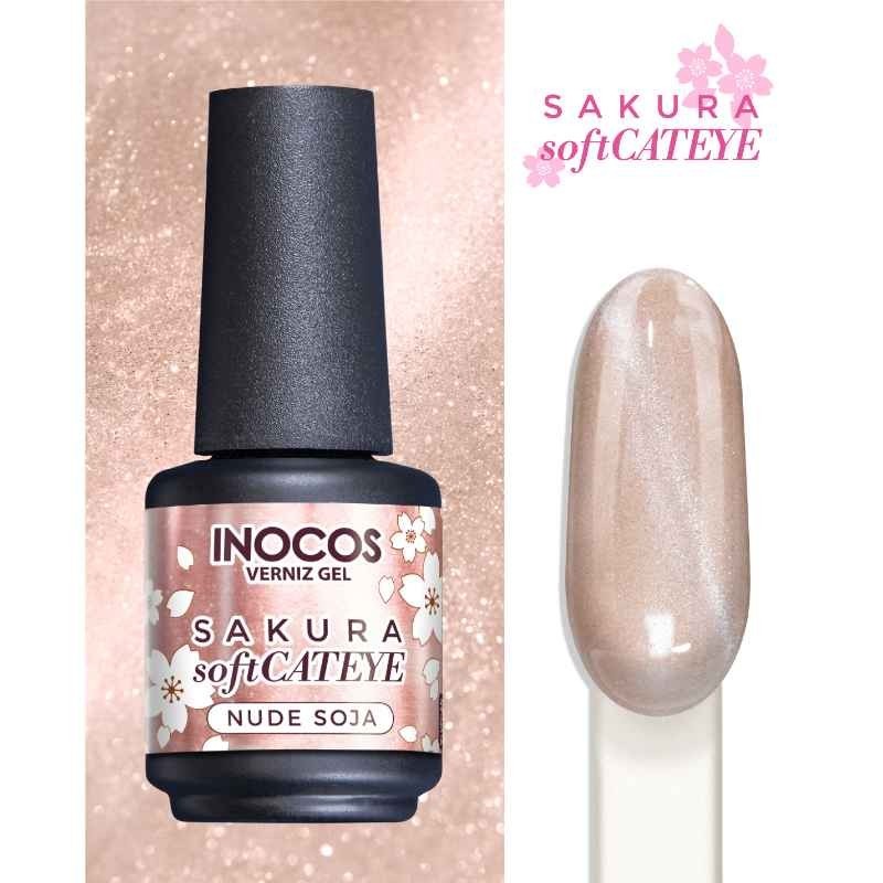 VERNIZ GEL SOFT CATEYE NUDE SOJA 15ML