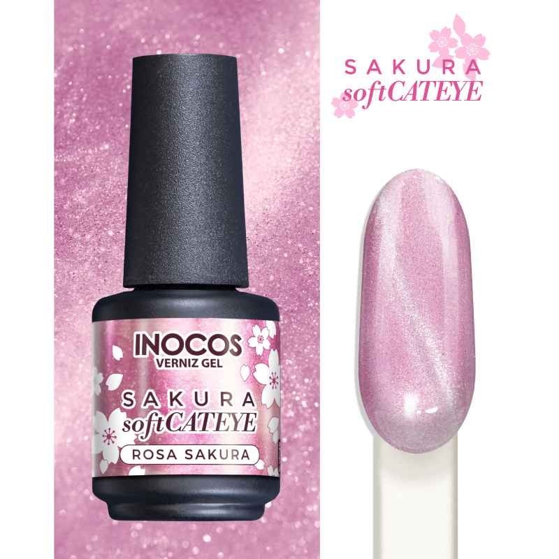 VERNIZ GEL SOFT CATEYE ROSA SAKURA 15ML