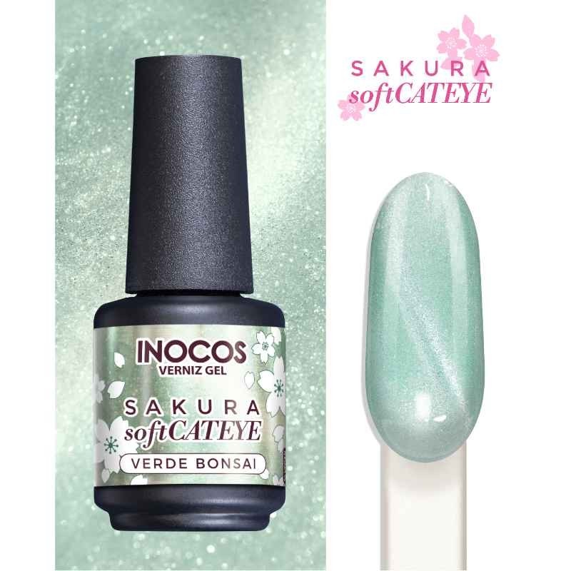 VERNIZ GEL SOFT CATEYE VERDE BONSAI 15ML