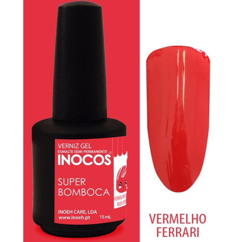 VERNIZ GEL SUPER BOMBOCA VERMELHO FERRARI 15ML