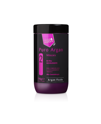 REAL NATURA MÁSCARA SEM SAL PURO ARGAN 1KG