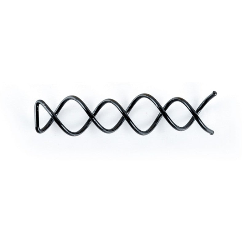 BIFULL PASADOR EM ESPIRAL 6CM PRETO 2UN COILED PIN BLACK