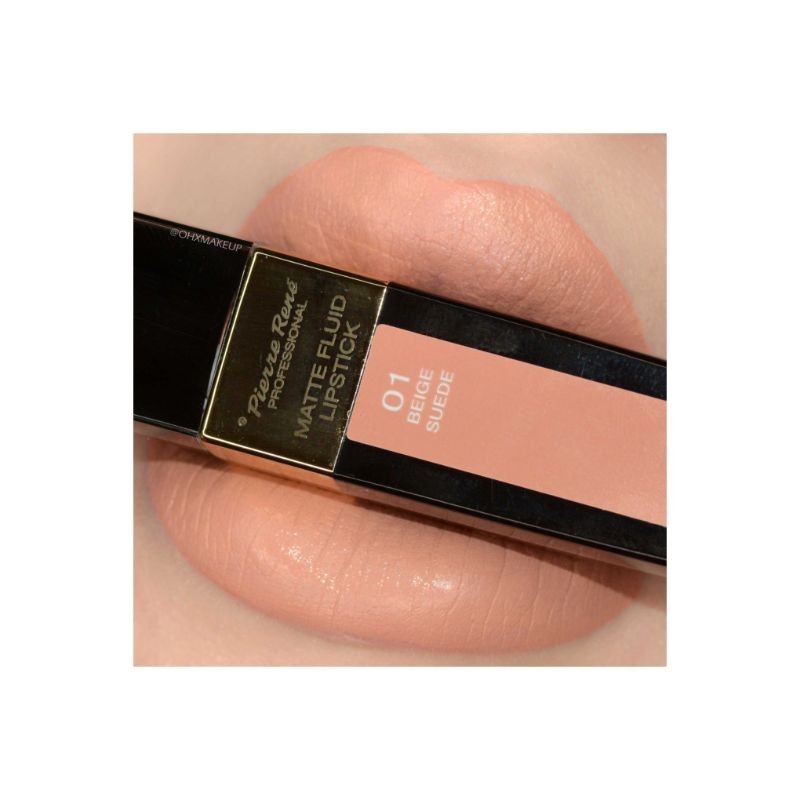 PIERRE RENÉ BATOM MATTE LIQUIDO - BEIJE SUEDE - 01