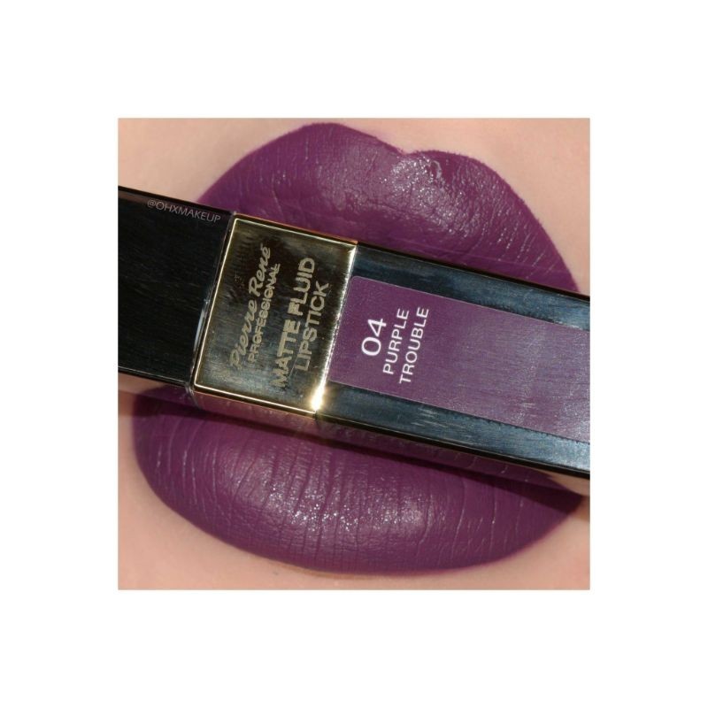 PIERRE RENÉ BATOM MATTE LIQUIDO - PURPLE TROUBLE - 04