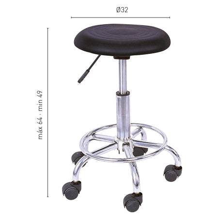 ITALIAN DESIGN BANCO DOT BLACK