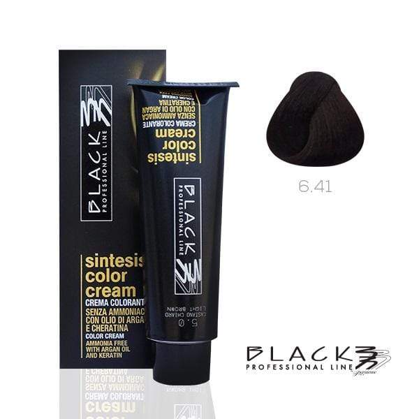 BLACK SINTESIS ARGAN TINTA S/ AMONIACO 6.41 - 100ML