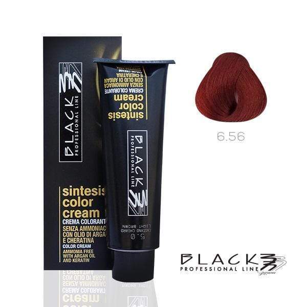 BLACK SINTESIS ARGAN TINTA S/ AMONIACO 6.56 - 100ML