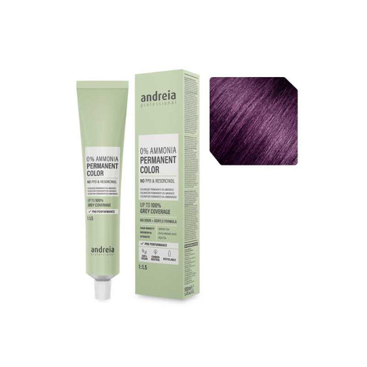 COLORACIÓN PERMANENTE ANDREIA 0% AMONÍACO 5.22 - 100ML