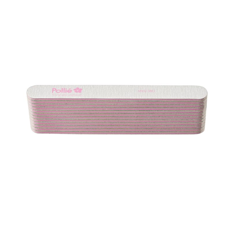 POLLIE PACK 12 LIMAS 100/180 ZEBRA RECTA ACOLCHOADA 