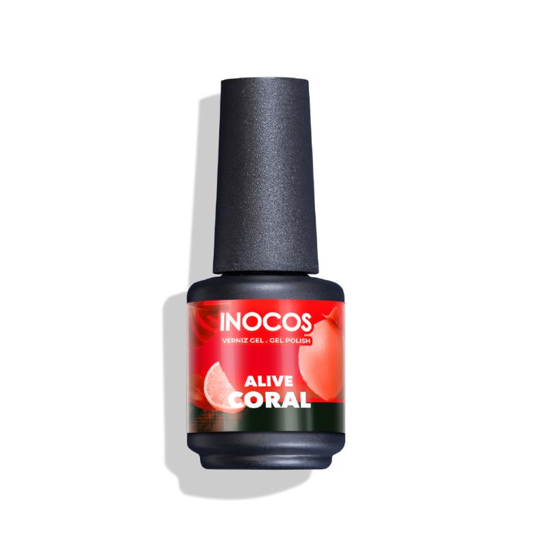 INOCOS VERNIZ GEL CF4 ALIVE CORAL 15ML 