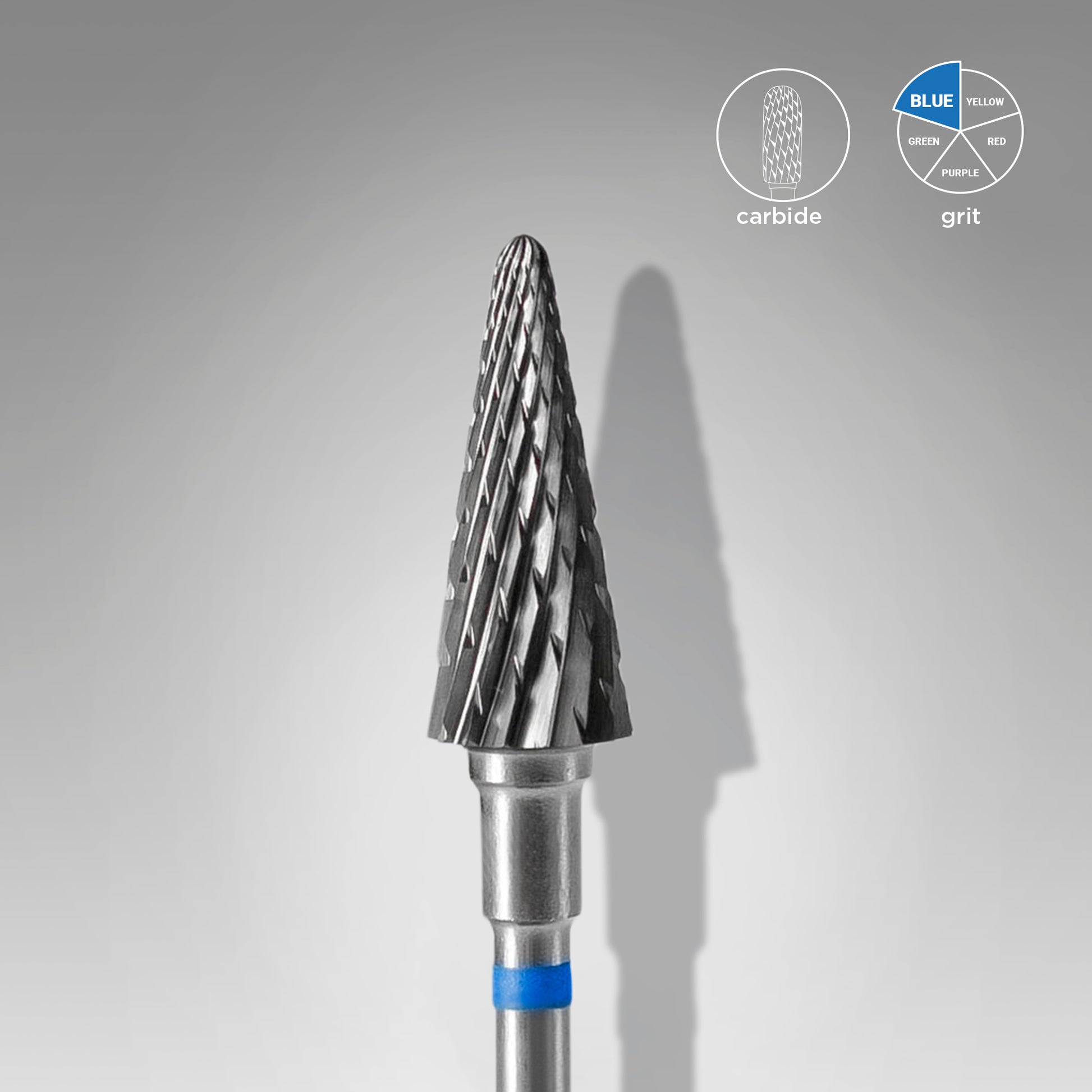 STALEKS BROCA DE CARBONO CONICA BLUE EXPERT HEAD DIAMETRO 6 MM / WORKING PART 14 MM