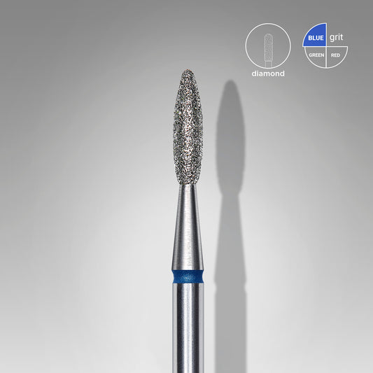 STALEKS BROCA DIAMANTE BIT FLAME BLUE EXPERT HEAD DIAMETRO 2,1 MM / WORKING PART 8 MM