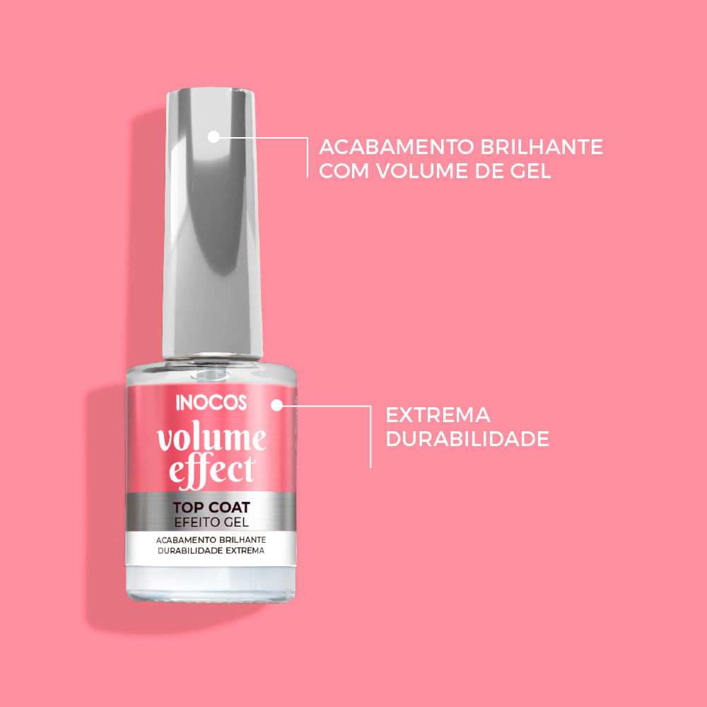 INOCOS CARE & FINISH VOLUME EFFECT TOP COAT VOLUME, 11ML