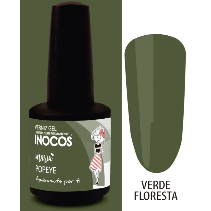 VERNIZ GEL MARIA POPEYE VERDE FLORESTA 15ML 