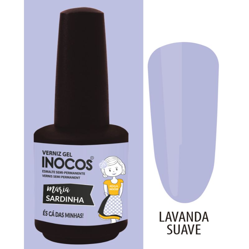 VERNIZ GEL MARIA SARDINHA LAVANDA SUAVE 15ML 