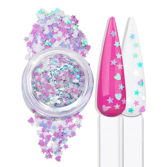 GLITTER FANTASIA MIX ROXO E AZUL 1GR
