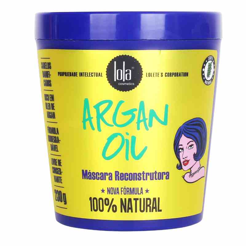 LOLA ARGAN OIL MÁSCARA RECONSTRUTORA 230GR