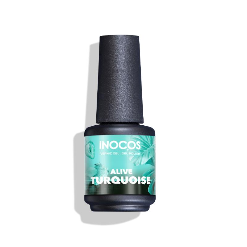 INOCOS VERNIZ GEL CF1 ALIVE TURQUOISE 15ML 