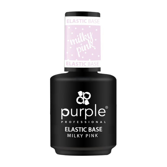 BASE ELÁSTICA PÚRPURA ROSA LECHE 15ML