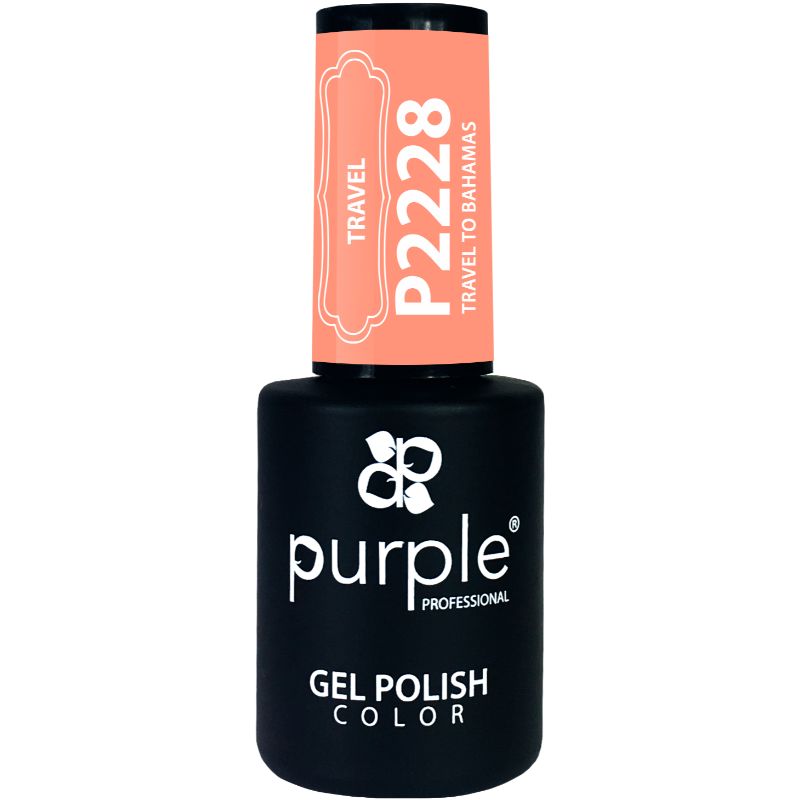 PURPLE  VERNIZ GEL TRAVEL TO BAHAMAS 10ML