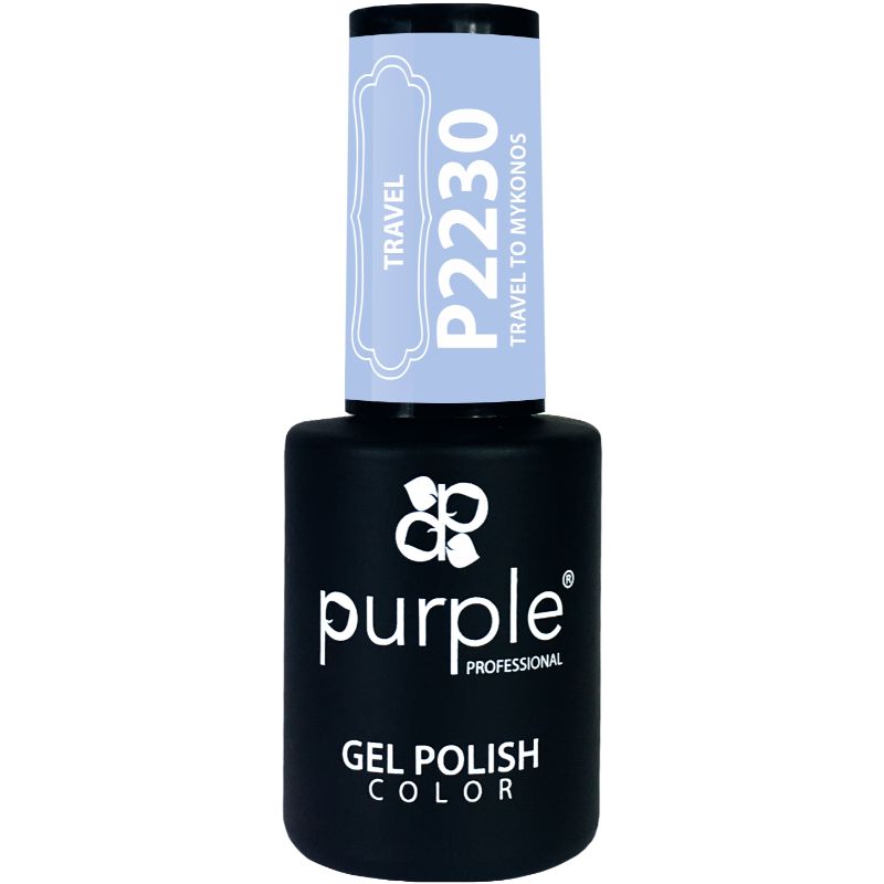 PURPLE  VERNIZ GEL TRAVEL TO MYKONOS 10ML